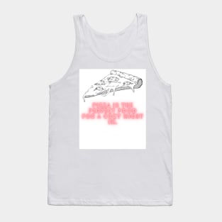 Pizza Love: Inspiring Quotes and Images to Indulge Your Passion Tank Top